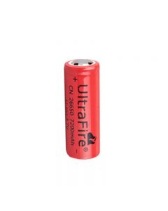 26650 Lithiumbatterie 26650 Blendtaschenlampenbatterie 3,7 V 7200 mAh Batterie 2 Stück